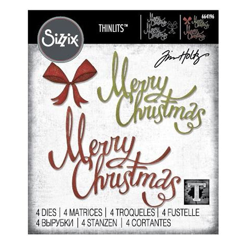 Sizzix Dies Christmas Ribbon