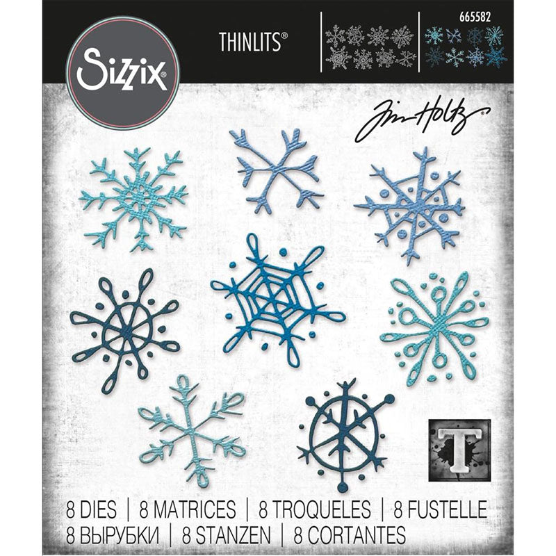 Sizzix Dies Scribbly Snowflakes