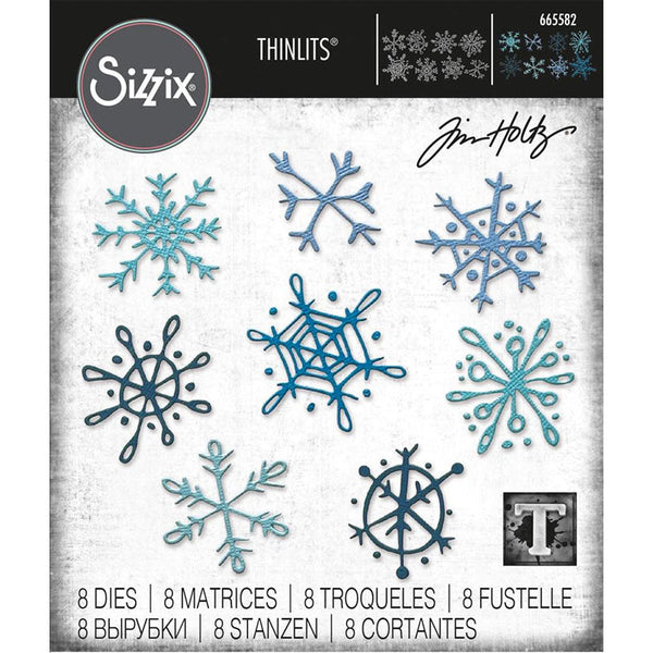 Sizzix Dies Scribbly Snowflakes