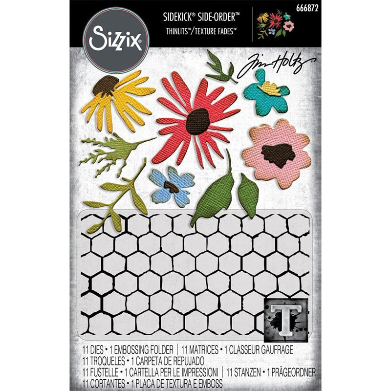 Sizzix Embossing Folder Vault Side-Order Floristry