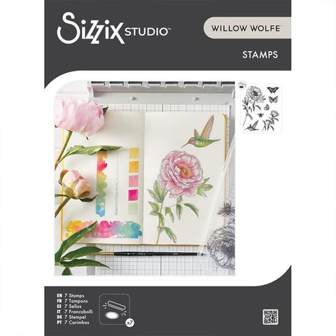 Sizzix Clear Stamps Flowers And Creatures