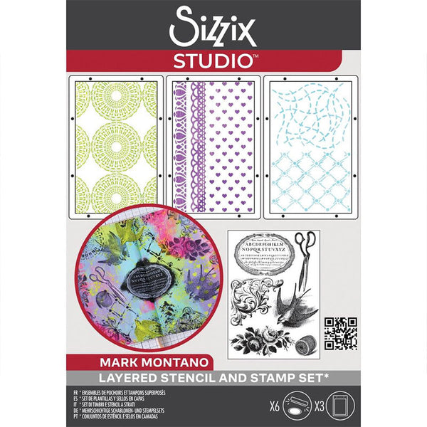 Sizzix Stamps & Stencils Stitches