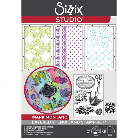 Sizzix Stamps & Stencils Stitches