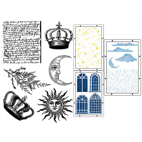 Sizzix Stamps & Stencils Weather Wonder