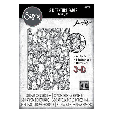 Sizzix Embossing Folder Cobblestone