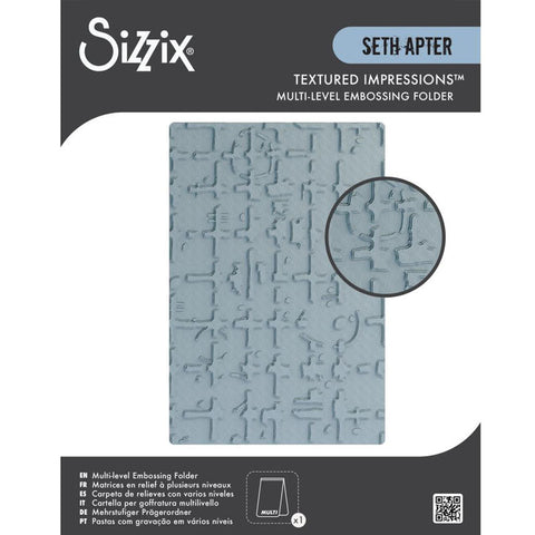 Sizzix Embossing Folder Grid Graph