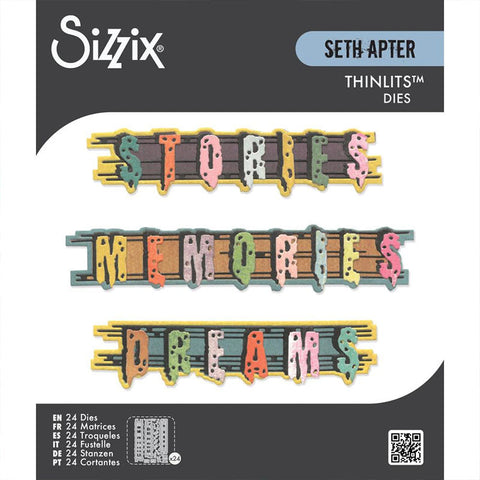 Sizzix Dies Word Wafers #2
