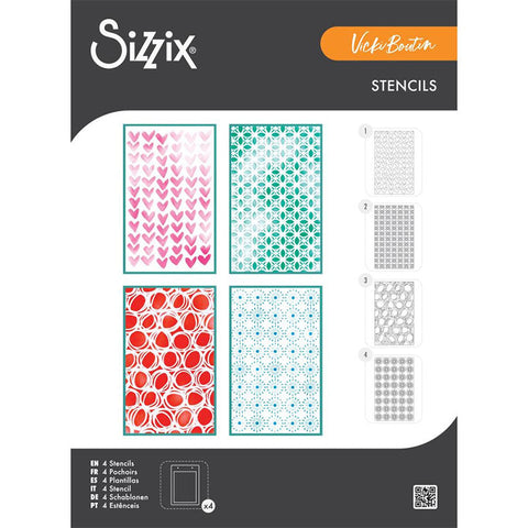 Sizzix Stencil Buildables Backgrounds #1