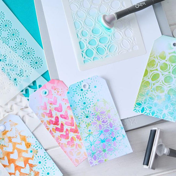 Sizzix Stencil Buildables Backgrounds #1