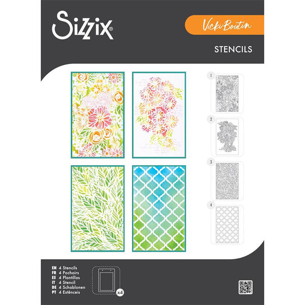 Sizzix Stencil Buildables Botanicals #1
