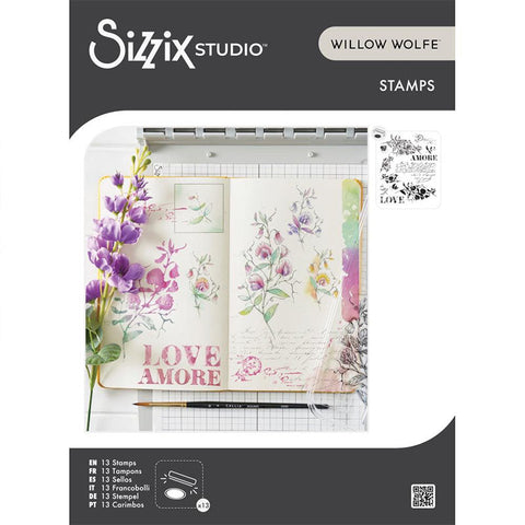 Sizzix Clear Stamps Love Letters