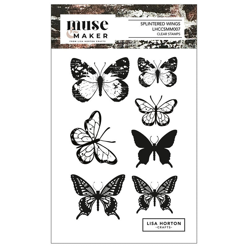 Lisa Horton Clear Stamps Splintered Wings