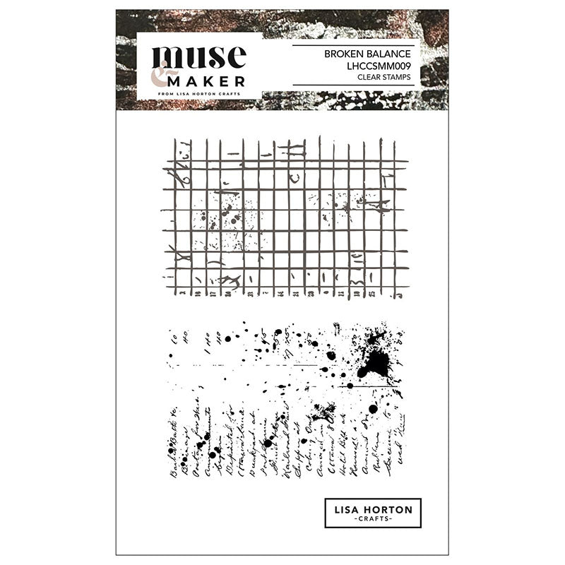 Lisa Horton Clear Stamps Broken Balance