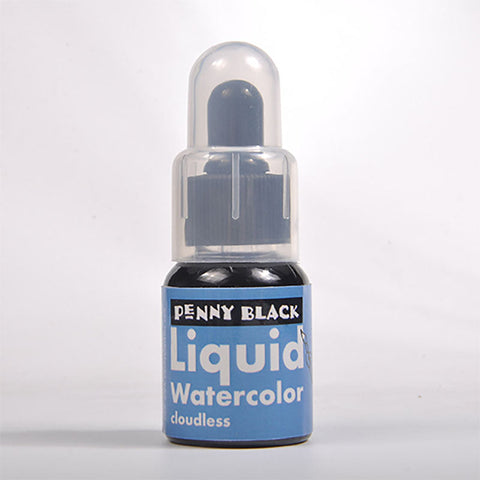 Penny Black Liquid Watercolor Ink Cloudless