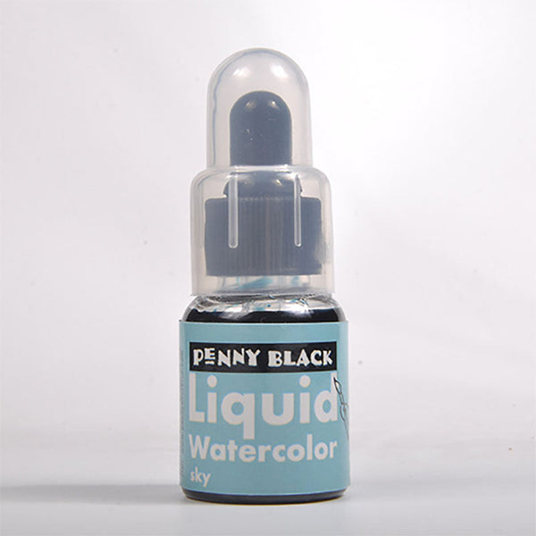 Penny Black Liquid Watercolor Ink Sky