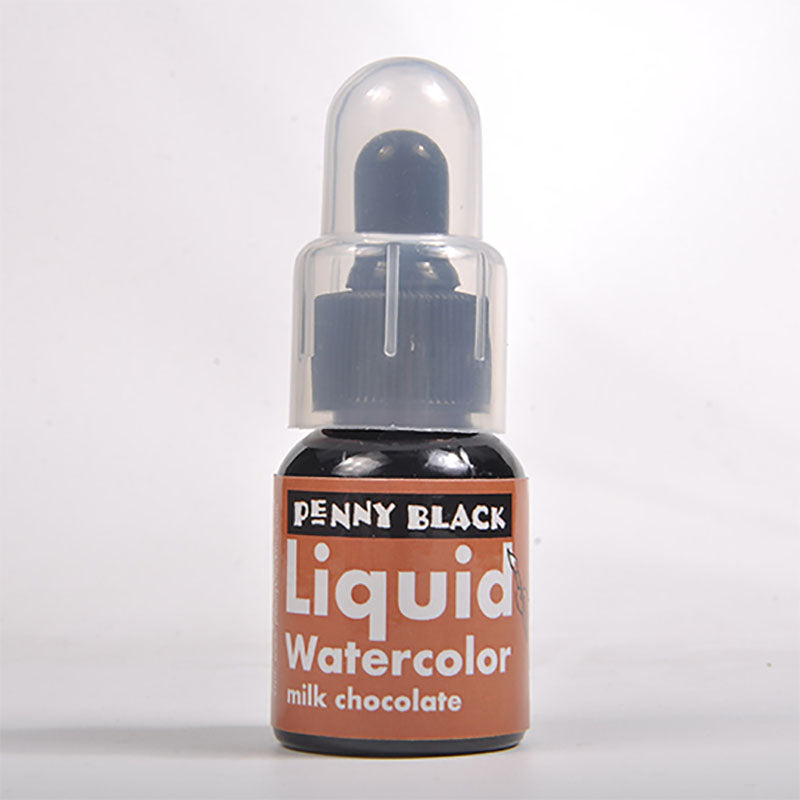 Penny Black Liquid Watercolor Ink Milk Chocolate