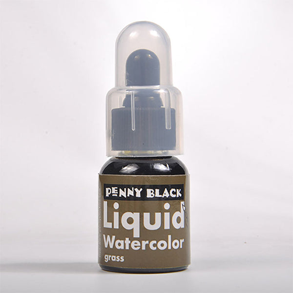 Penny Black Liquid Watercolor Ink Grass