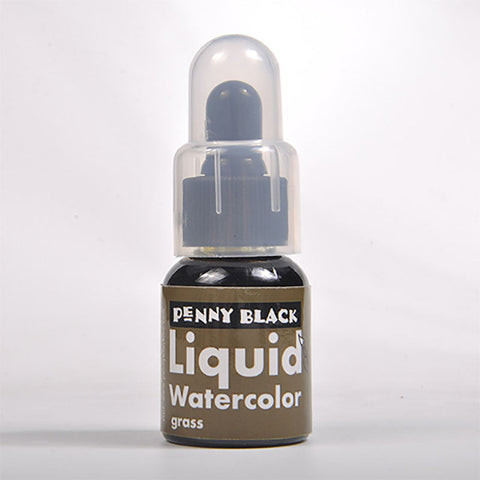 Penny Black Liquid Watercolor Ink Grass
