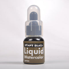 Penny Black Liquid Watercolor Ink Grass