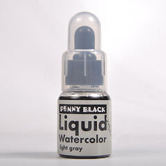 Penny Black Liquid Watercolor Ink Light Gray