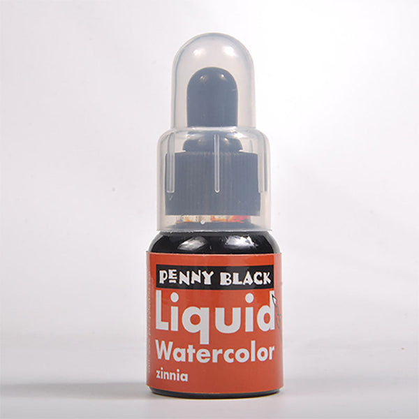 Penny Black Liquid Watercolor Ink Zinnia