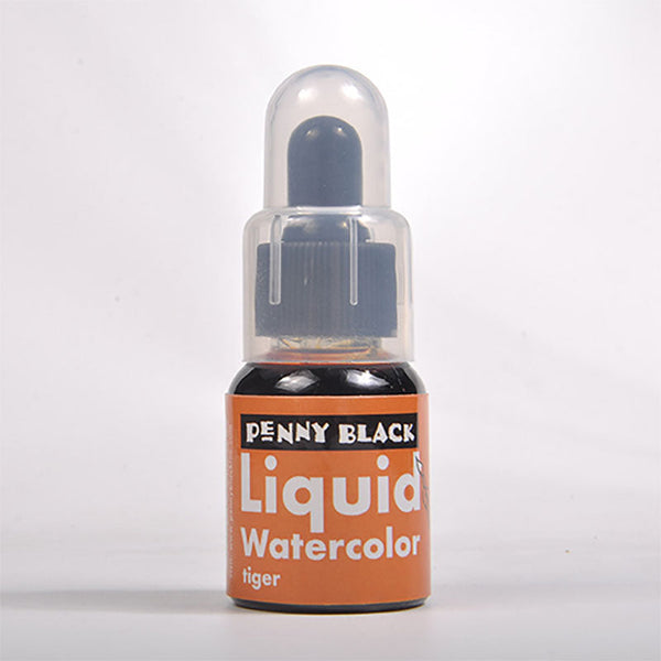 Penny Black Liquid Watercolor Ink Tiger