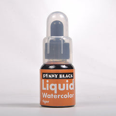 Penny Black Liquid Watercolor Ink Tiger