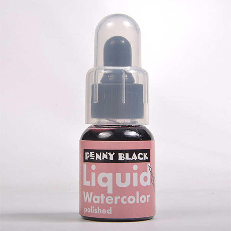 Penny Black Liquid Watercolor Ink Polished