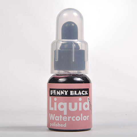 Penny Black Liquid Watercolor Ink Polished