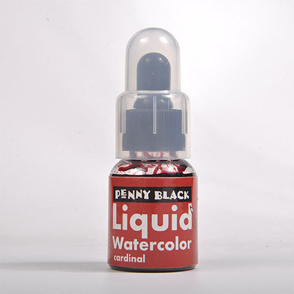 Penny Black Liquid Watercolor Ink Cardinal