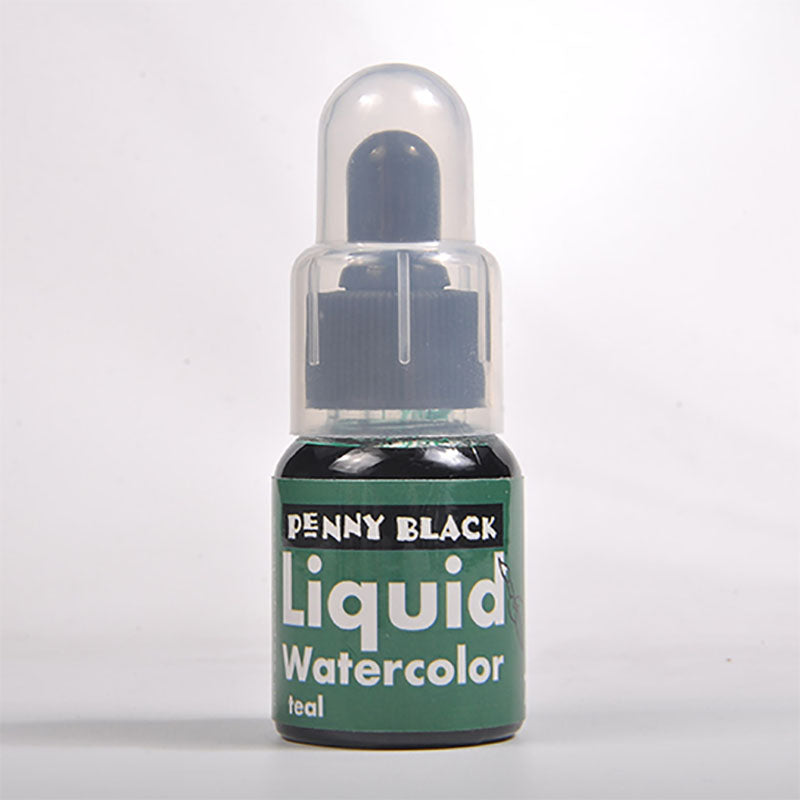 Penny Black Liquid Watercolor Ink Teal