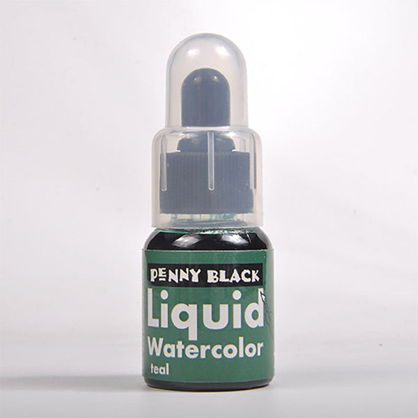 Penny Black Liquid Watercolor Ink Teal