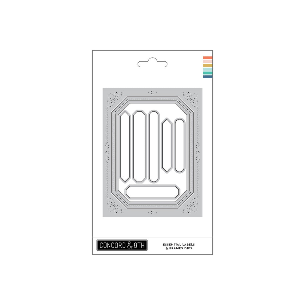 Concord & 9th Dies Essential Labels & Frames