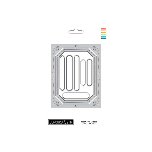 Concord & 9th Dies Essential Labels & Frames