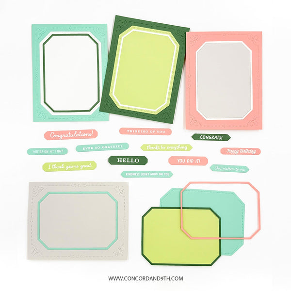Concord & 9th Dies Essential Labels & Frames - view 2