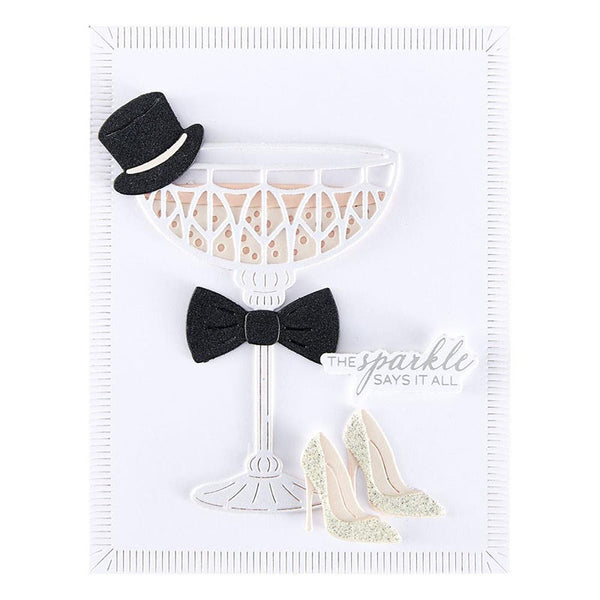 Spellbinders Press Plates A Special Toast Sentiments