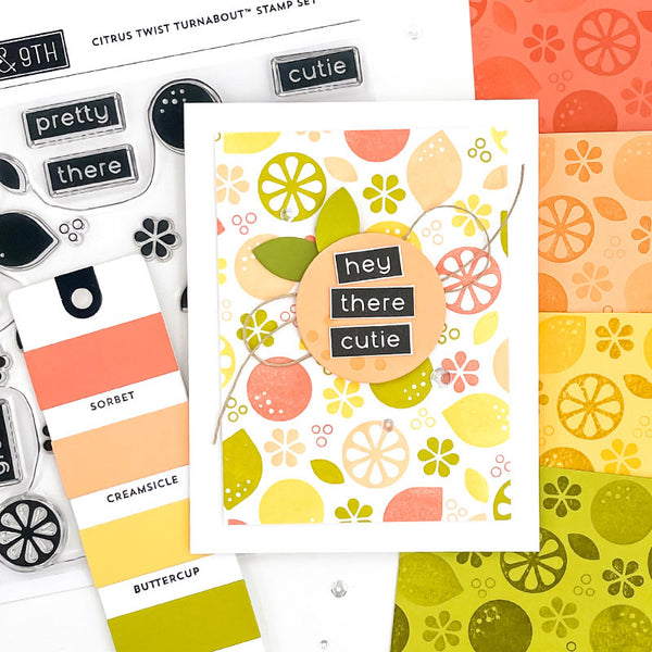 Concord & 9th Clear Stamps Citrus Twist Turnabout