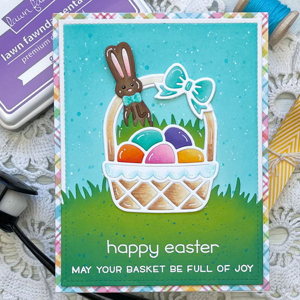 Lawn Fawn Dies Eggcellent Easter Basket