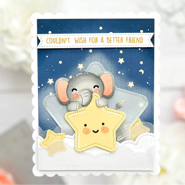 Lawn Fawn Dies Tiny Gift Box Elephant Add-On