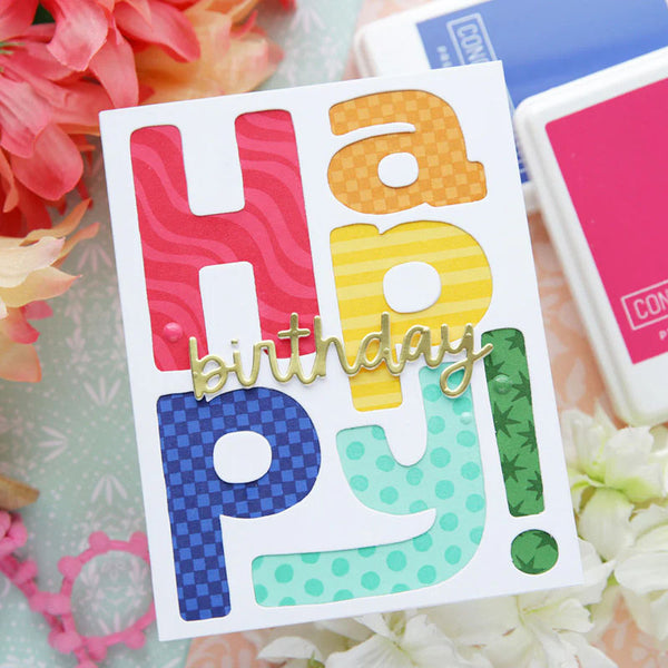 Concord & 9th Clear Stamps Big Happy Patterns