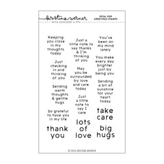 Concord & 9th Clear Stamps Petal Pop Greetings