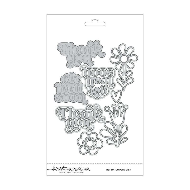 Concord & 9th Dies Retro Flowers