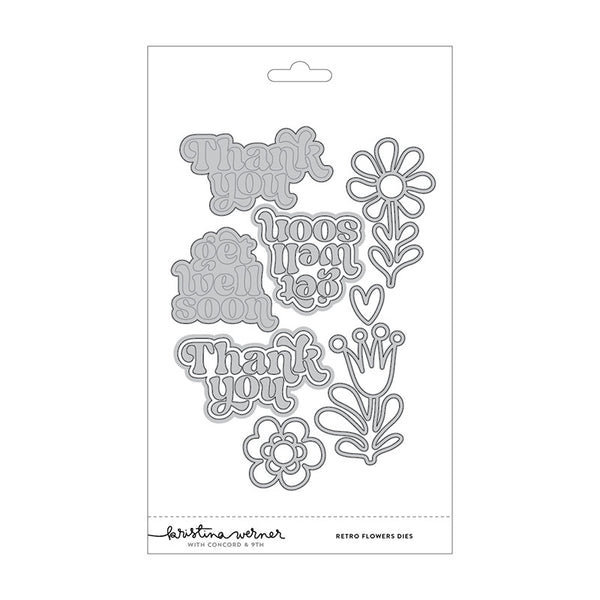 Concord & 9th Dies Retro Flowers