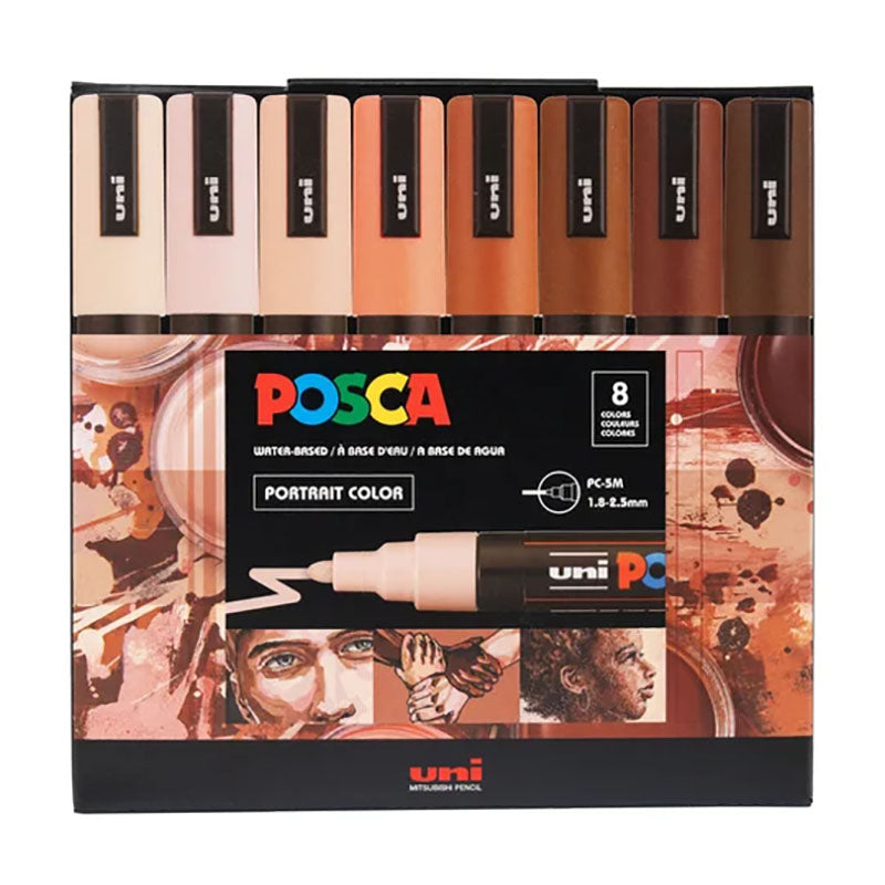 POSCA Marker PC-5M 8pc Portrait