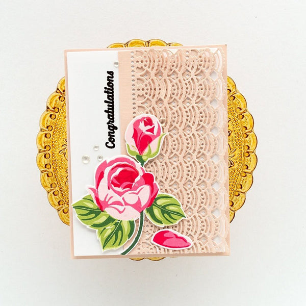 Altenew Stencil Rosy Outlook