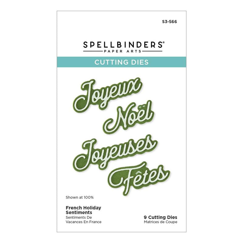 Spellbinders Dies International Holiday Sentiments French