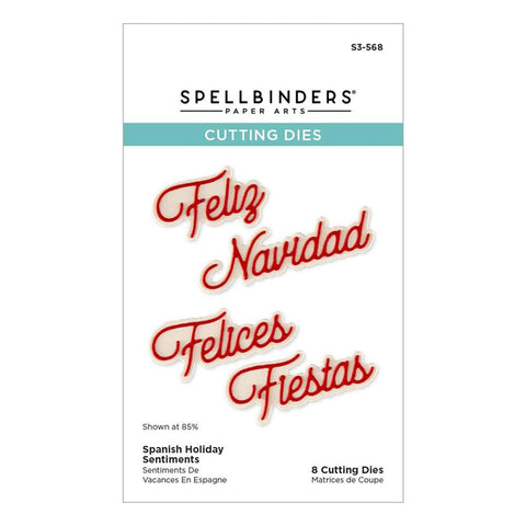 Spellbinders Dies International Holiday Sentiments Spanish