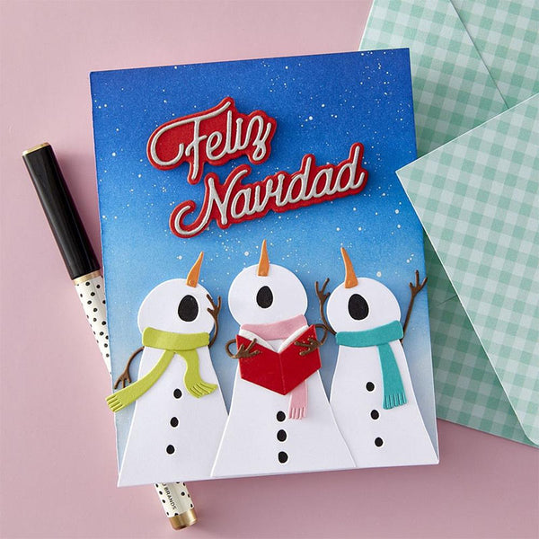 Spellbinders Dies International Holiday Sentiments Spanish