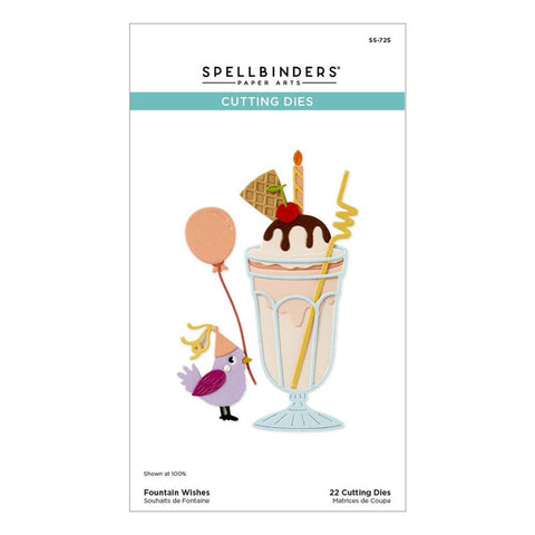 Spellbinders Dies Fountain Wishes