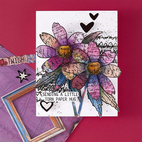 Spellbinders Stamps & Dies Scripted Floral